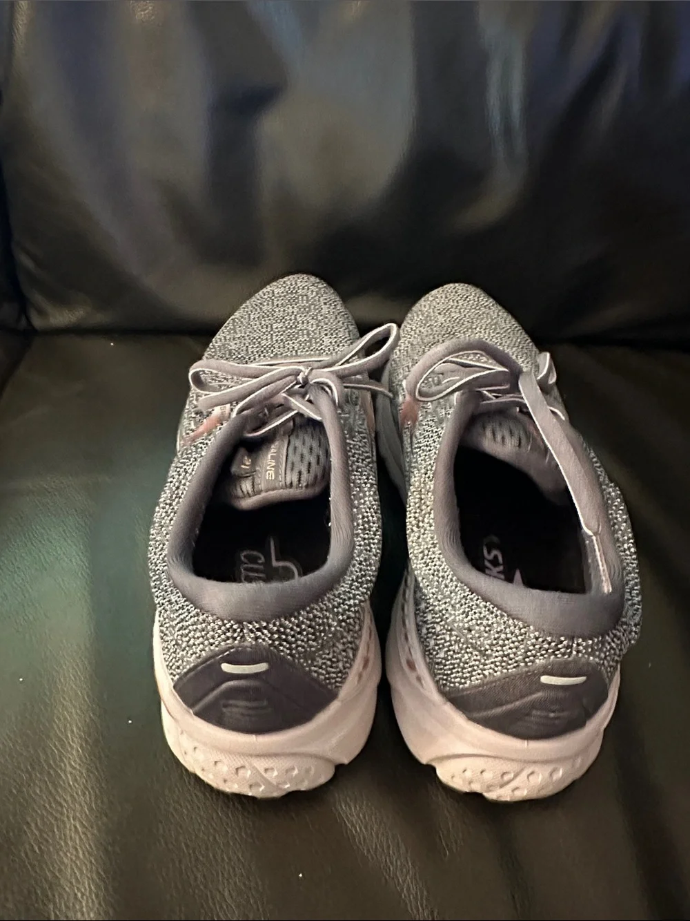 Brooks Women's Gray and Purple Running Sneakers